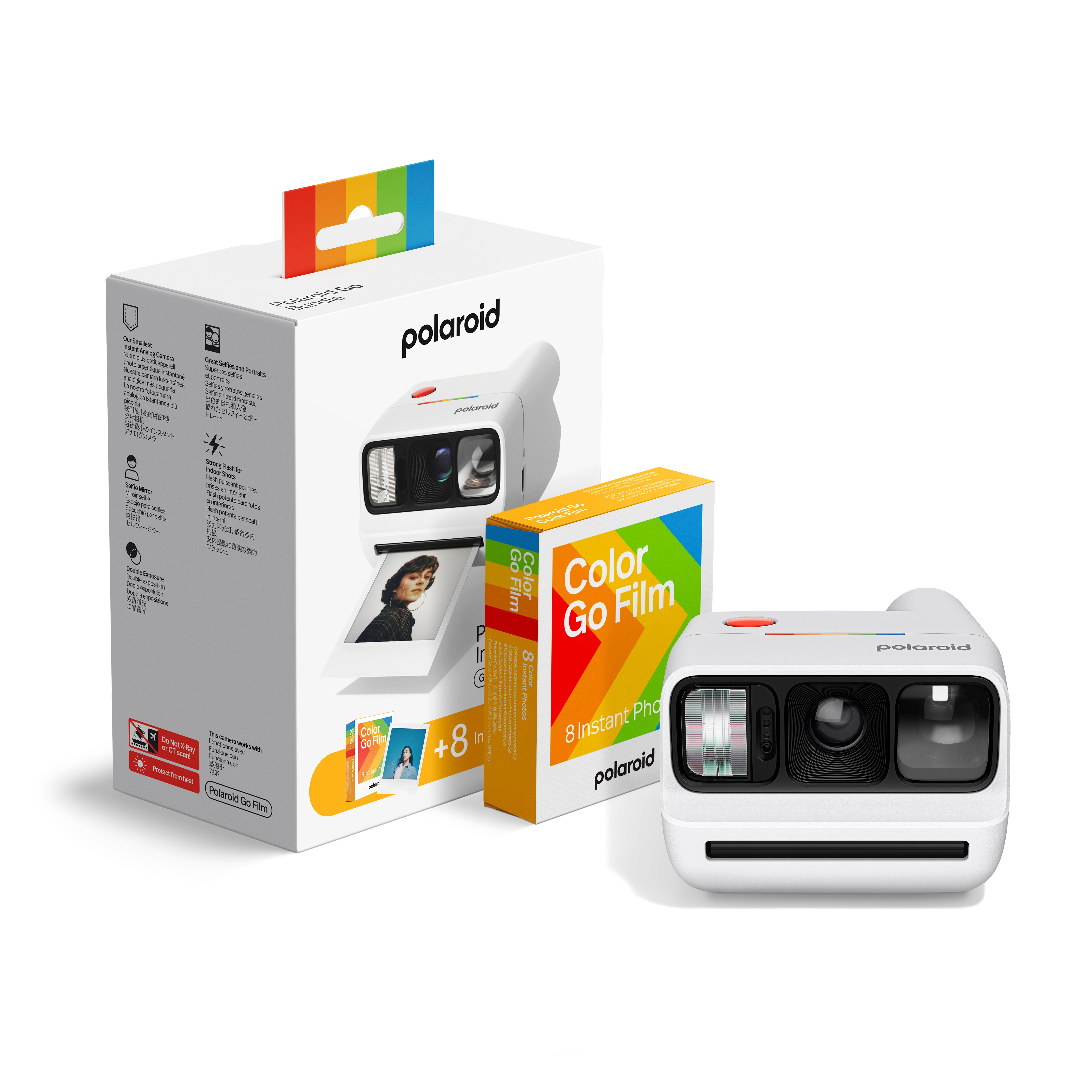 Polaroid Go Generation 3 Instant Camera Starter Set (White, 8 Exposures)