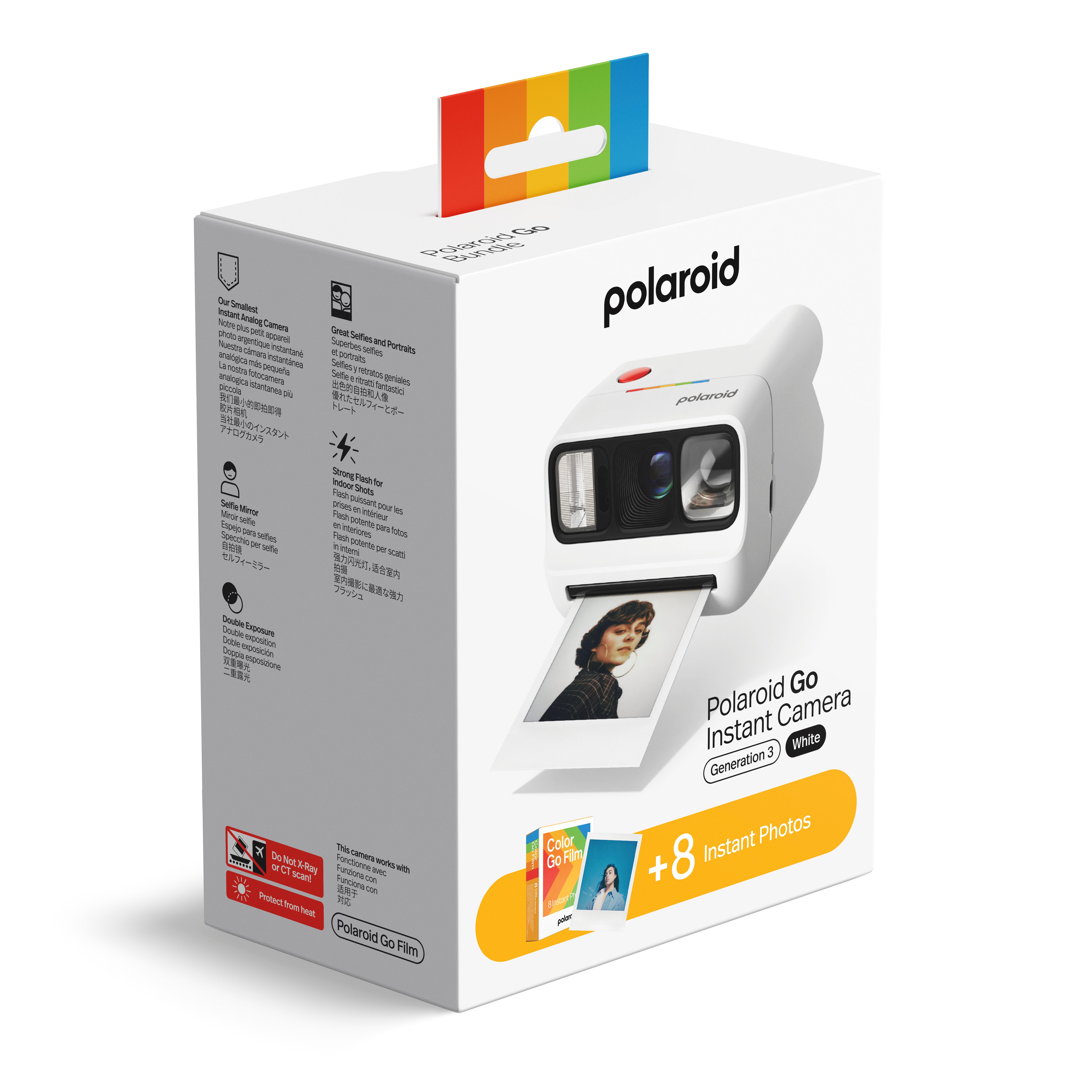 Polaroid Go Generation 3 Instant Camera Starter Set (White, 8 Exposures)
