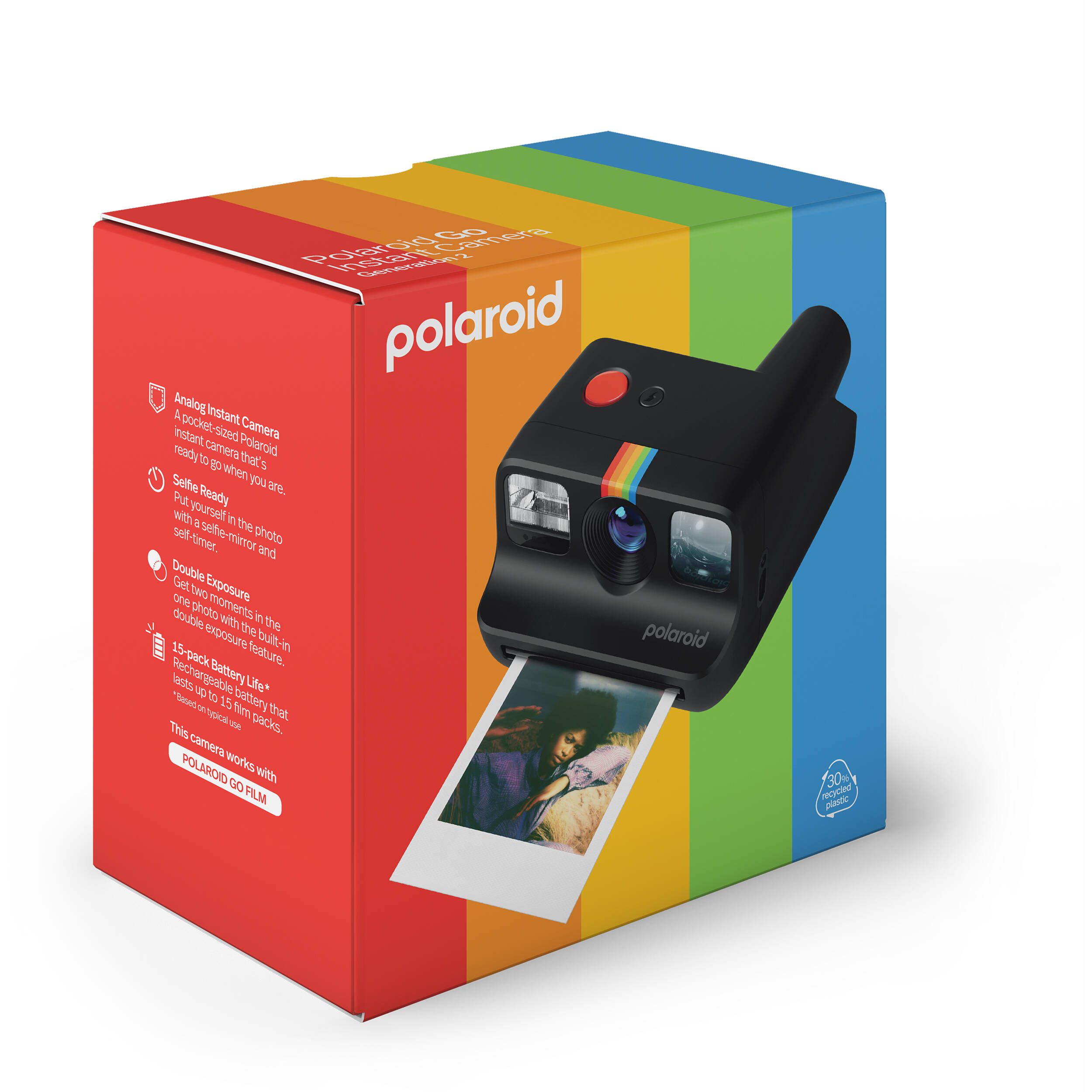 Polaroid Go Generation 2 Instant Film Camera (Black)