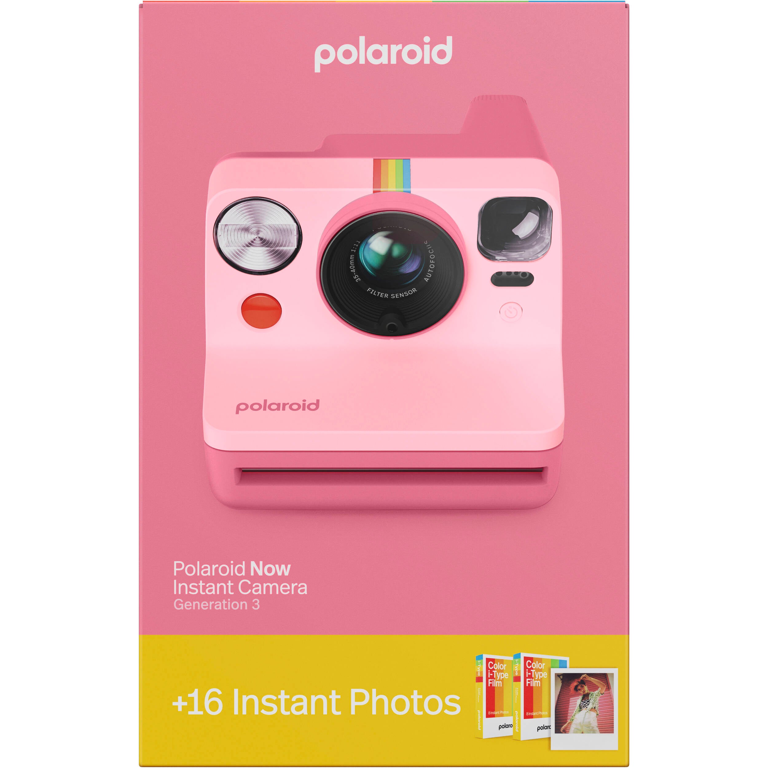 Polaroid Now Generation 3 i-Type Instantané caméra (Rose)