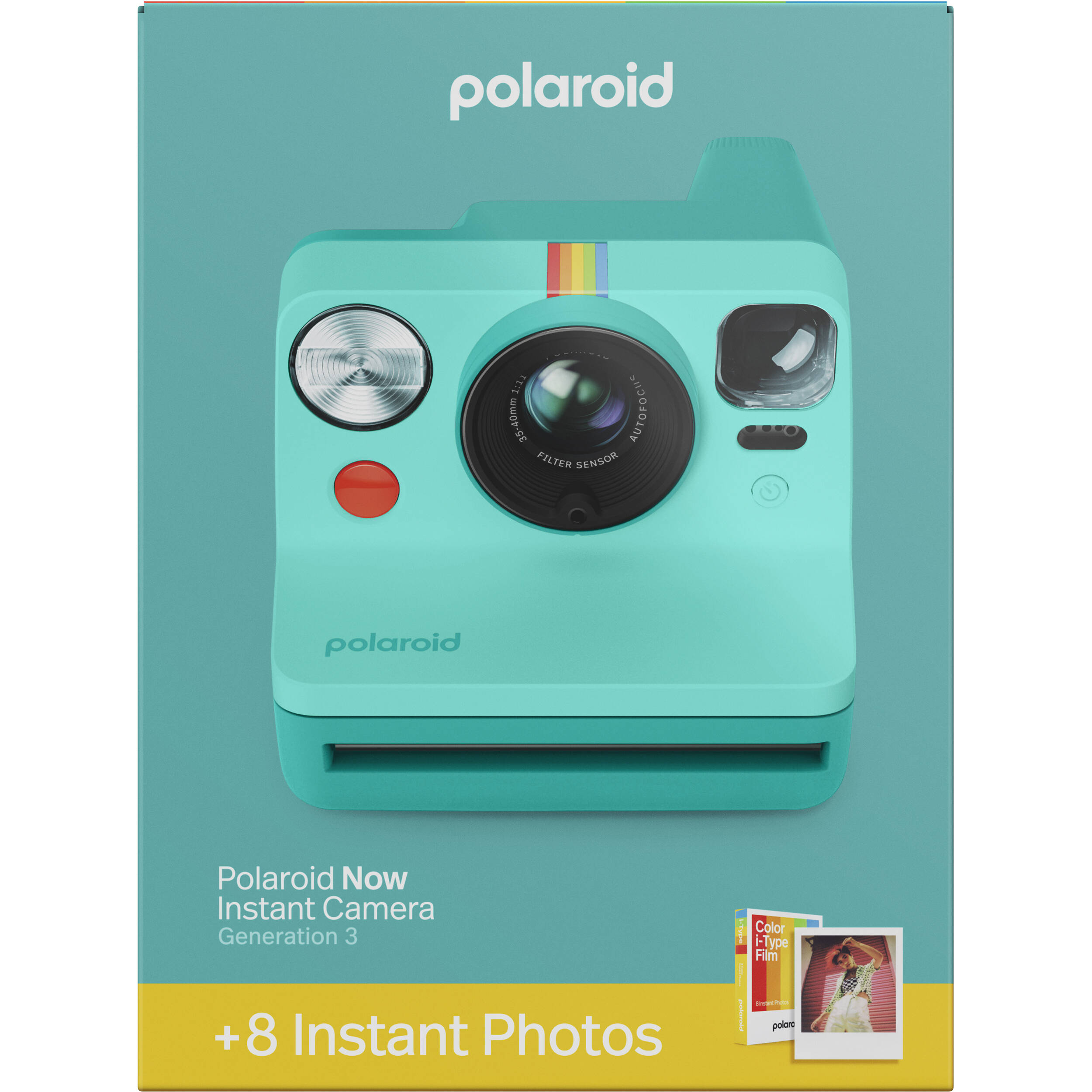 Polaroid Now Generation 3 i-Type Instantané caméra (Sarcelle)