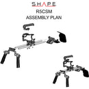 SHAPE Support d'épaule pour Canon EOS R5 C, R5 et R6