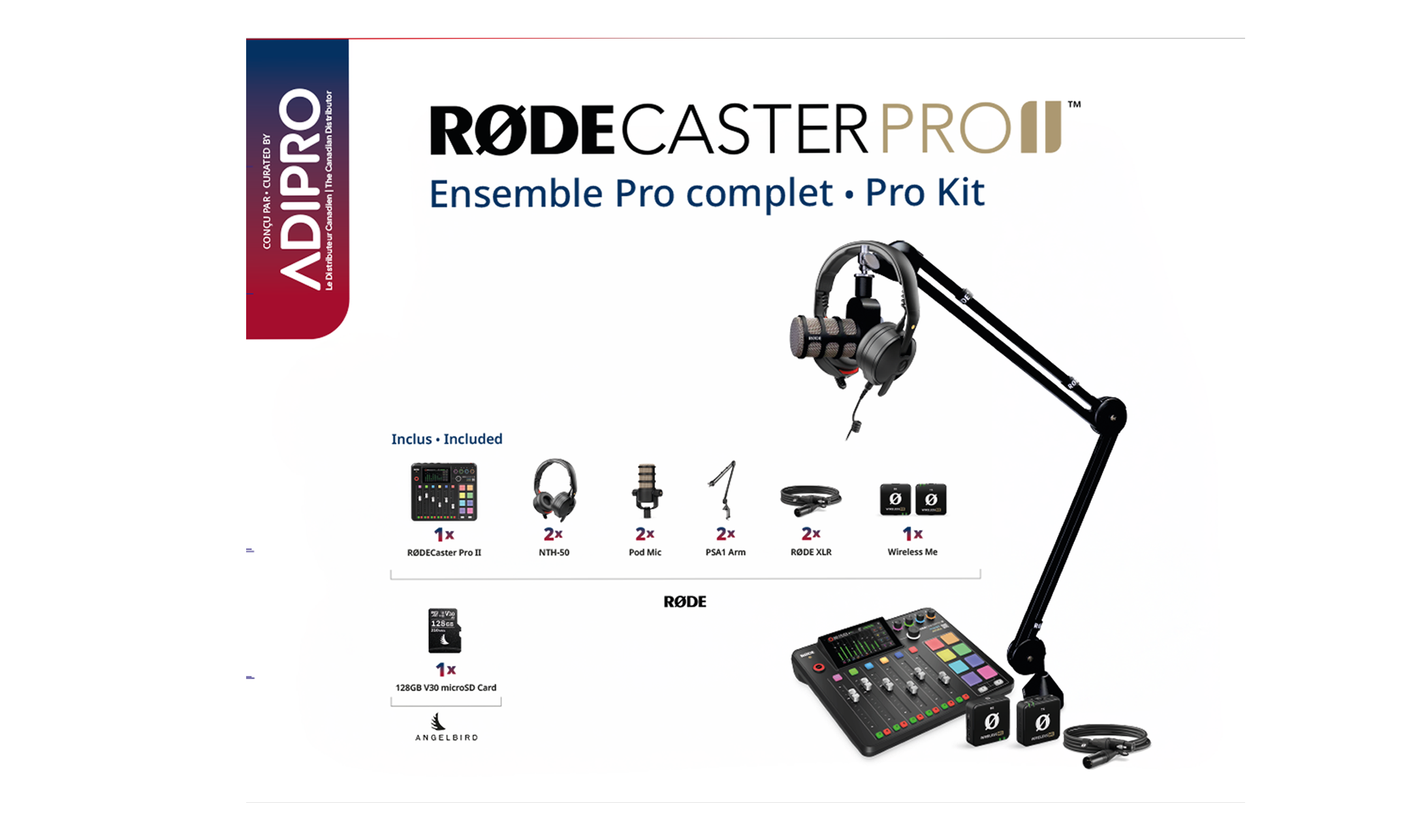 Rode RODECaster Video Pro Podcast Pro Bundle