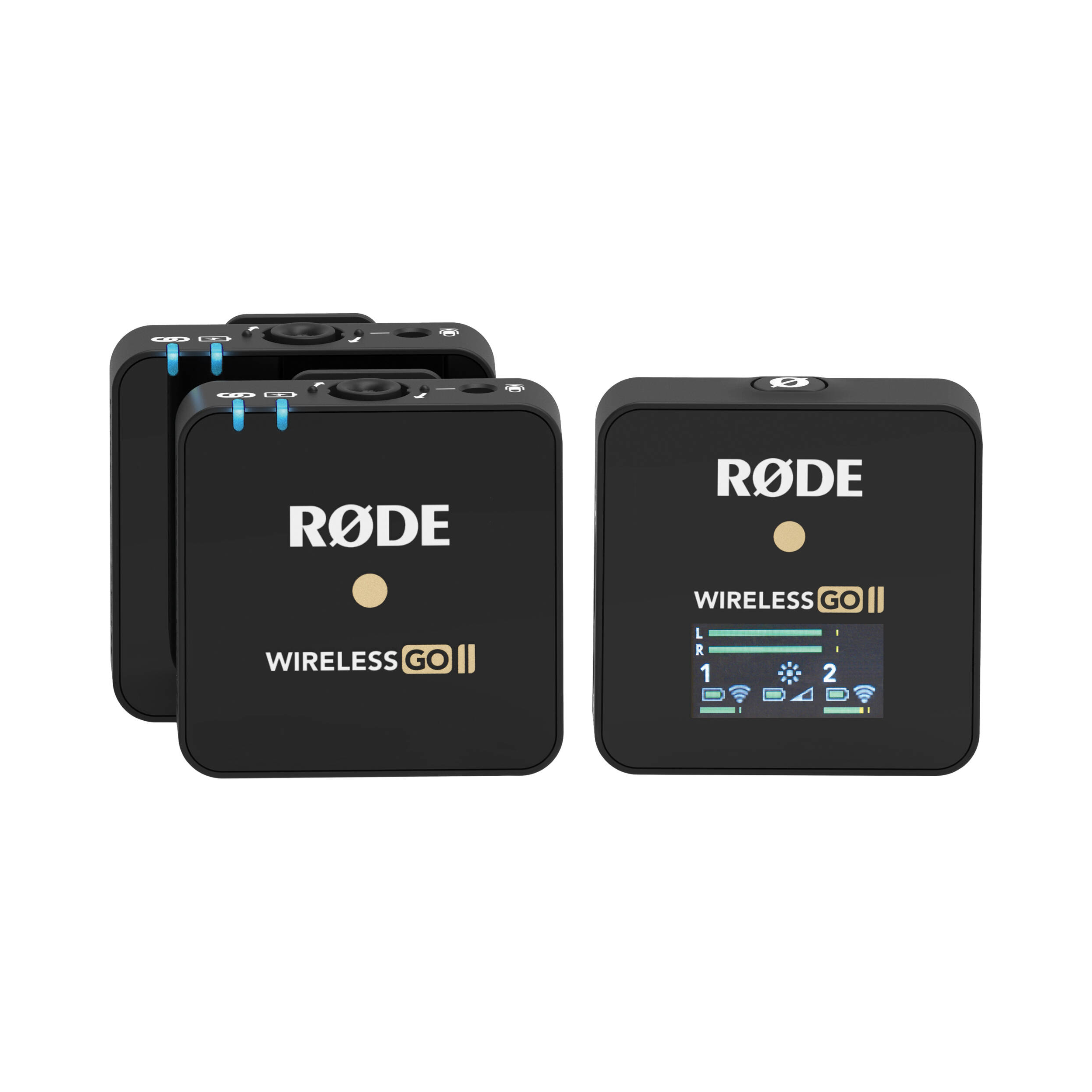 Rode Wireless GO II 2-Person Compact Digital Wireless Microphone System/Recorder (2.4 GHz, Black)-Damaged Box