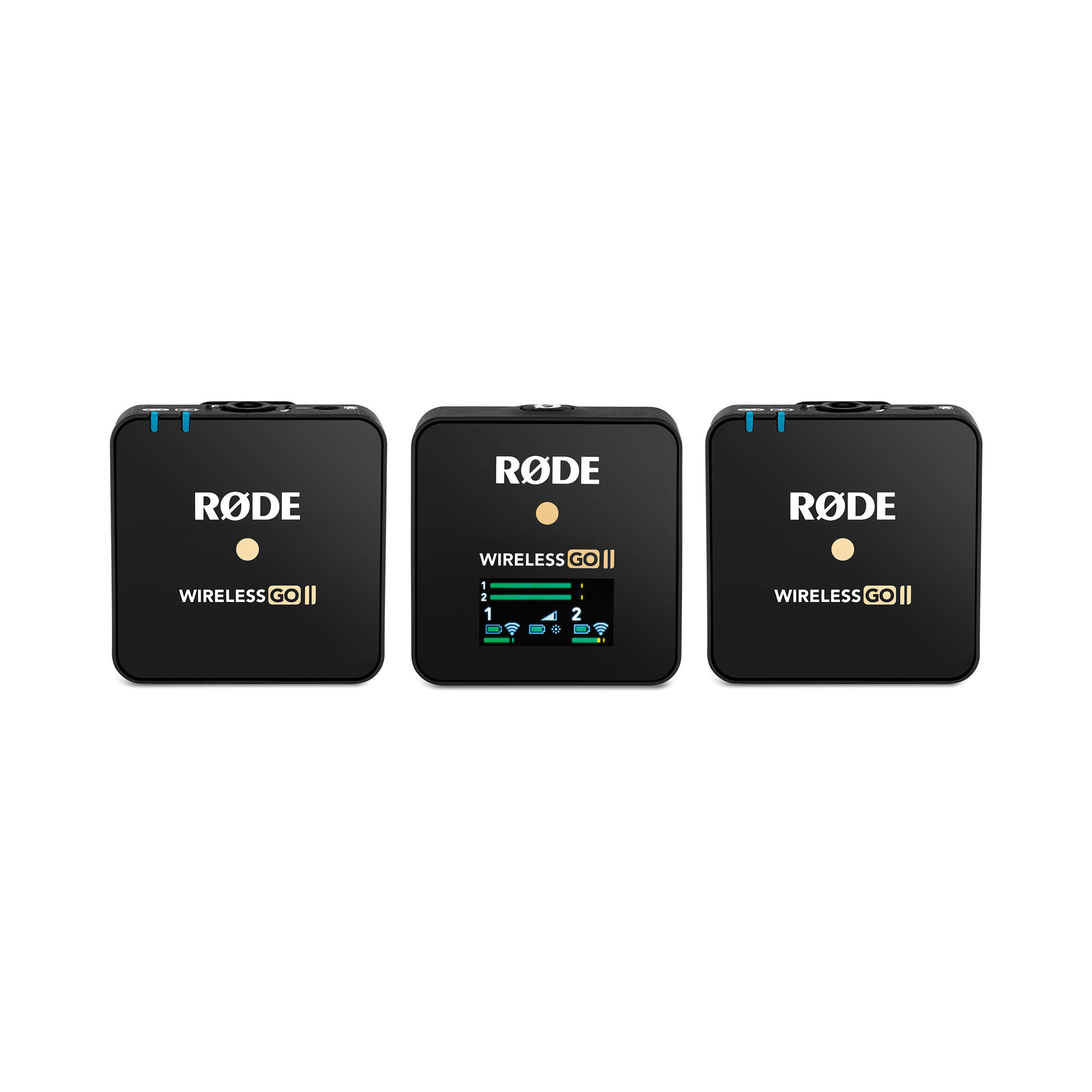 Rode Wireless GO II 2-Person Compact Digital Wireless Microphone System/Recorder (2.4 GHz, Black)-Damaged Box