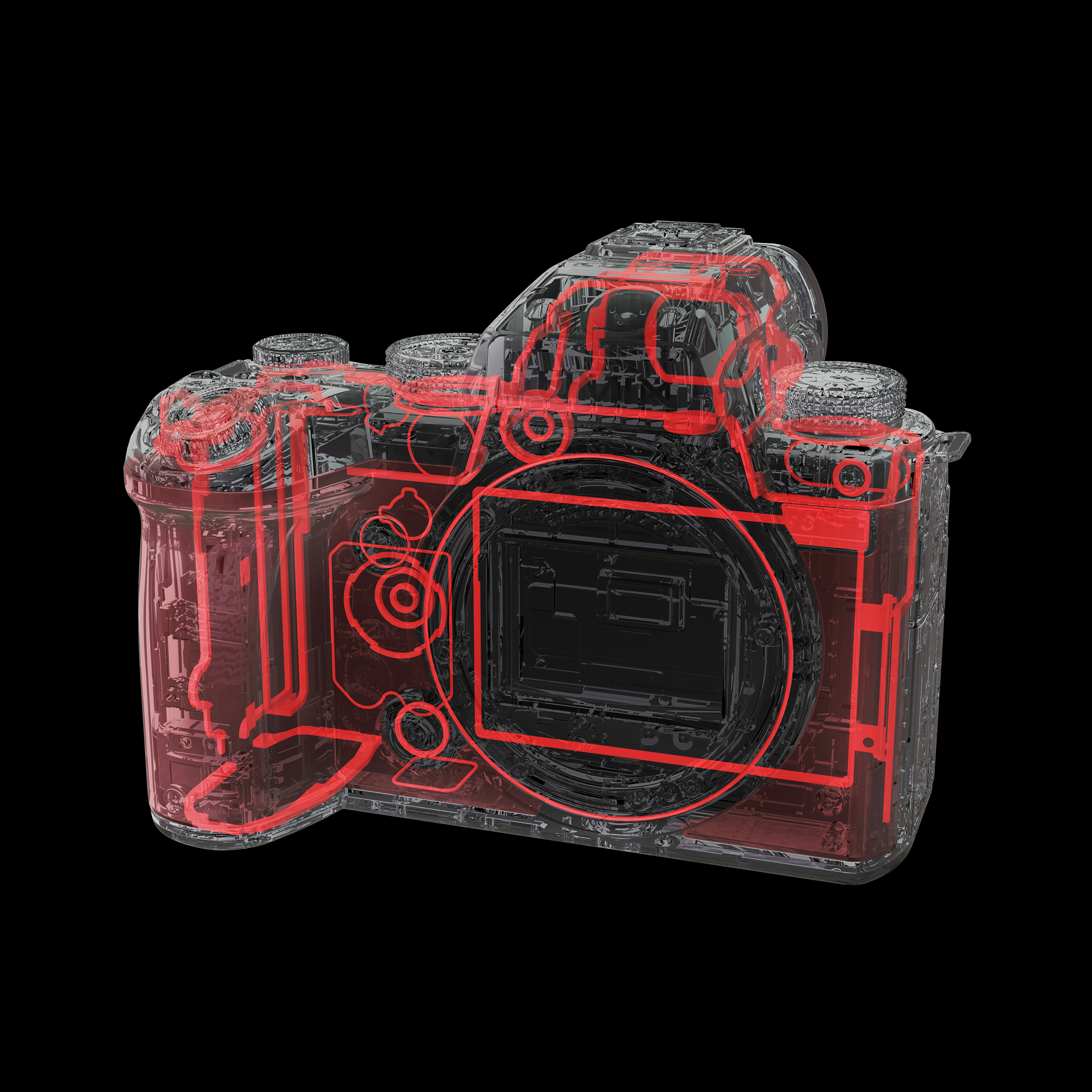 Panasonic Lumix S5M2 Camera numérique à cadre complet - Boîtier seulement - boîte ouverte