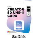 Carte mémoire SDXC UHS-II SanDisk Creator Series 256 Go