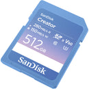 SanDisk 512GB Creator Series UHS-II SDXC Memory Card