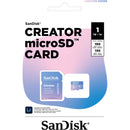 SanDisk 1TB Creator Series UHS-I microSDXC Memory Card with SD Adapter