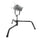 SHAPE Turtle Base C-Stand Block avec adaptateur Junior vers Baby Pin (16")
