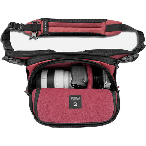 WANDRD ROGUE V2 Sling Bag (Rhone Burgundy, 6L)