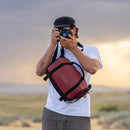 WANDRD ROGUE V2 Sling Bag (Rhone Burgundy, 9L)