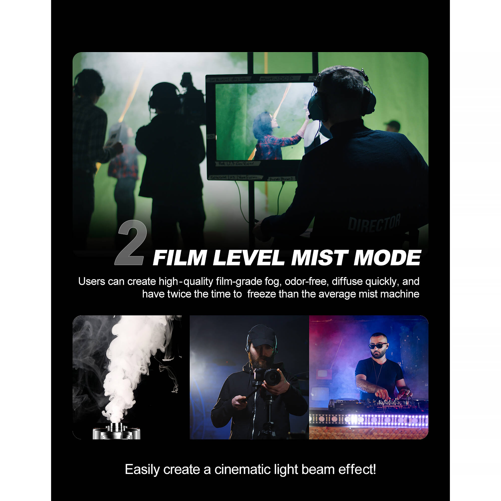 LENSGO Smoke S Mini All-in-One Handheld Fog Machine (15W)