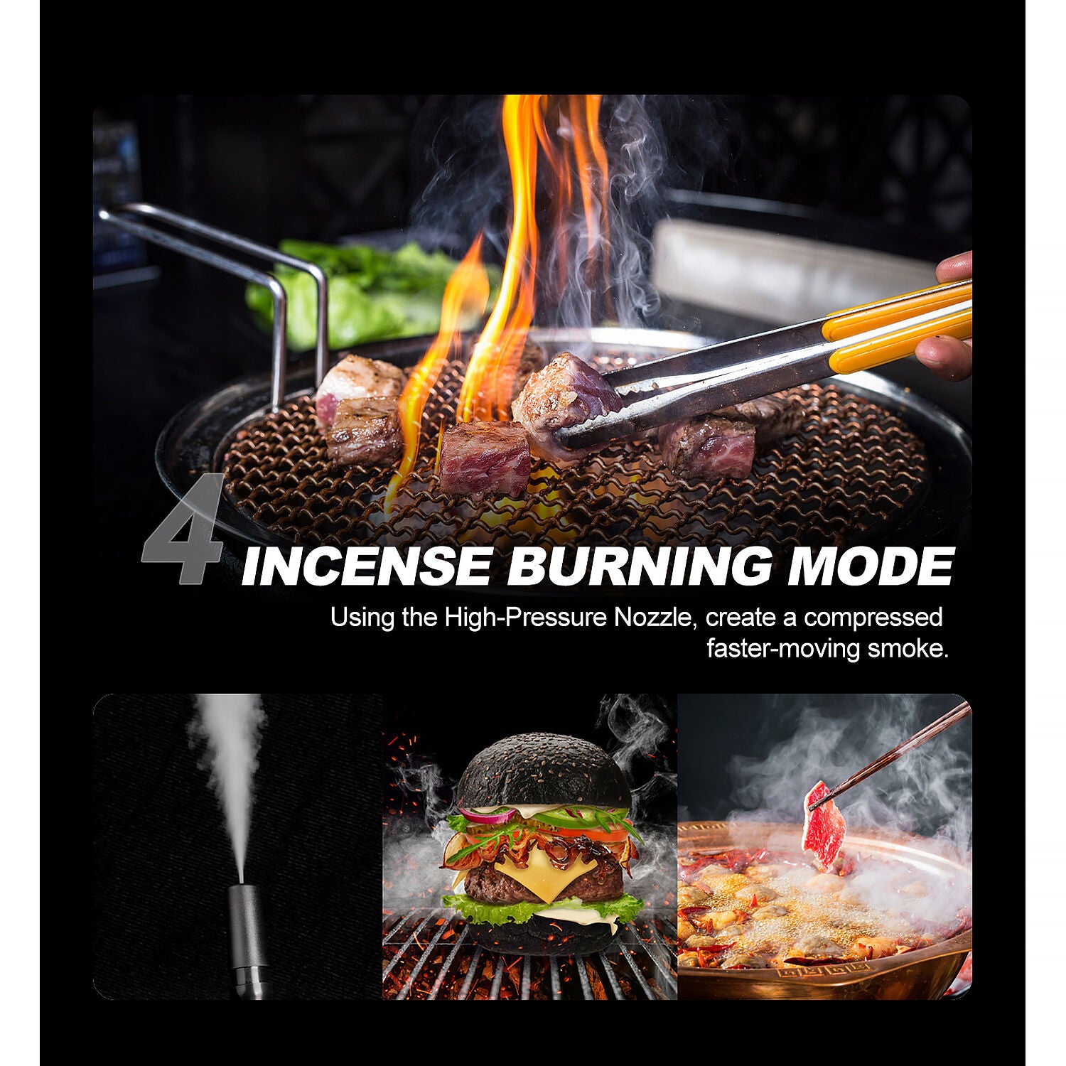 LENSGO Smoke S Mini All-in-One Handheld Fog Machine (15W)