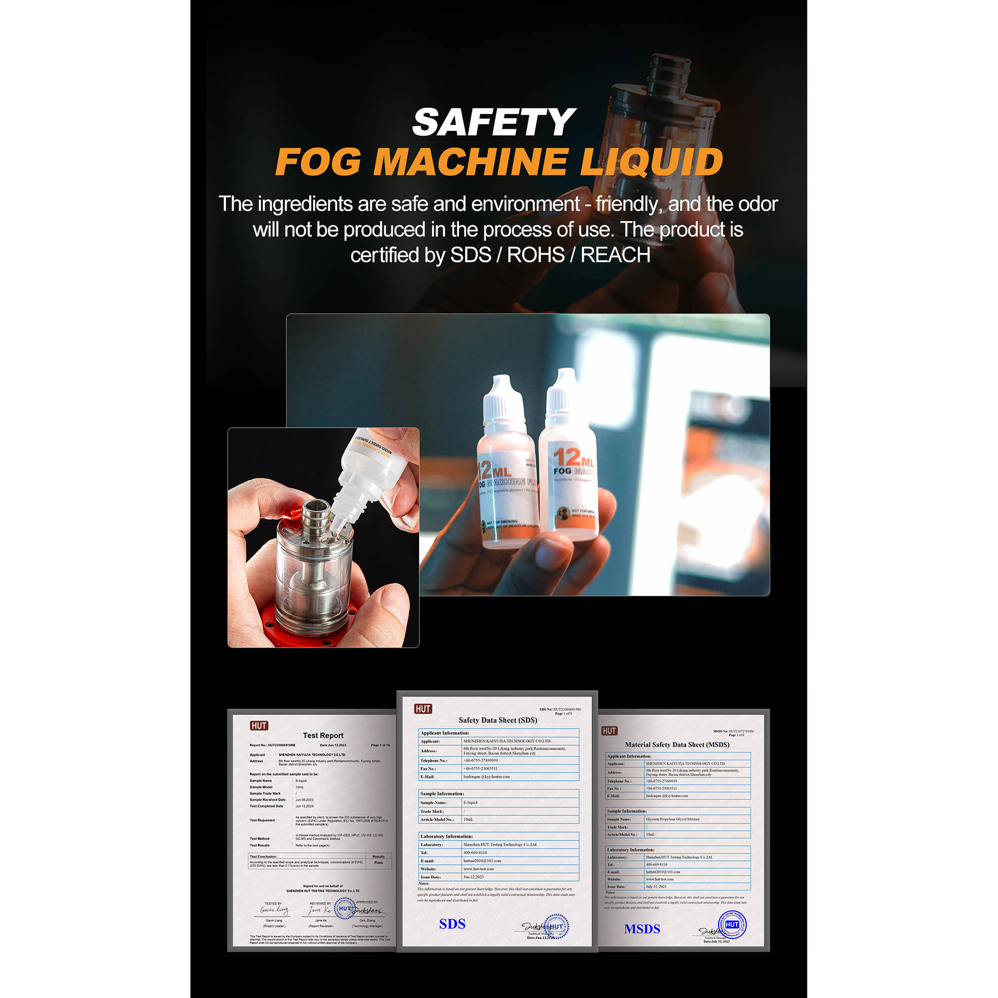 LENSGO Smoke S Mini All-in-One Handheld Fog Machine (15W)