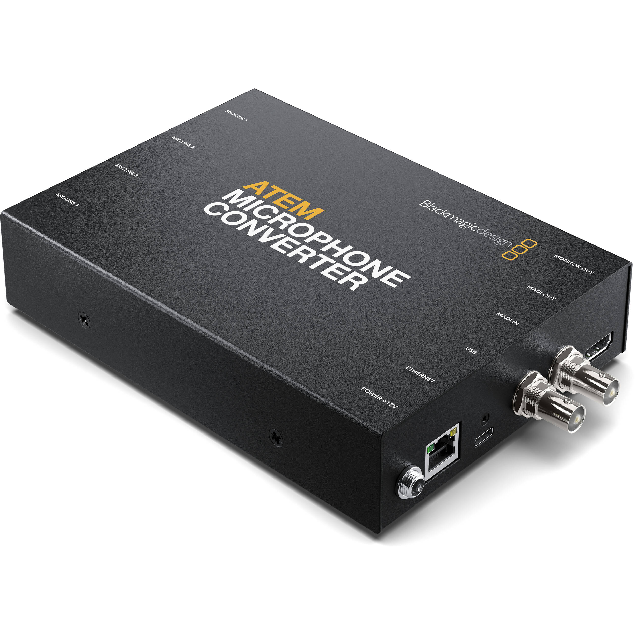 Blackmagic Design ATEM Microphone Converter with 12V DC Power Supply