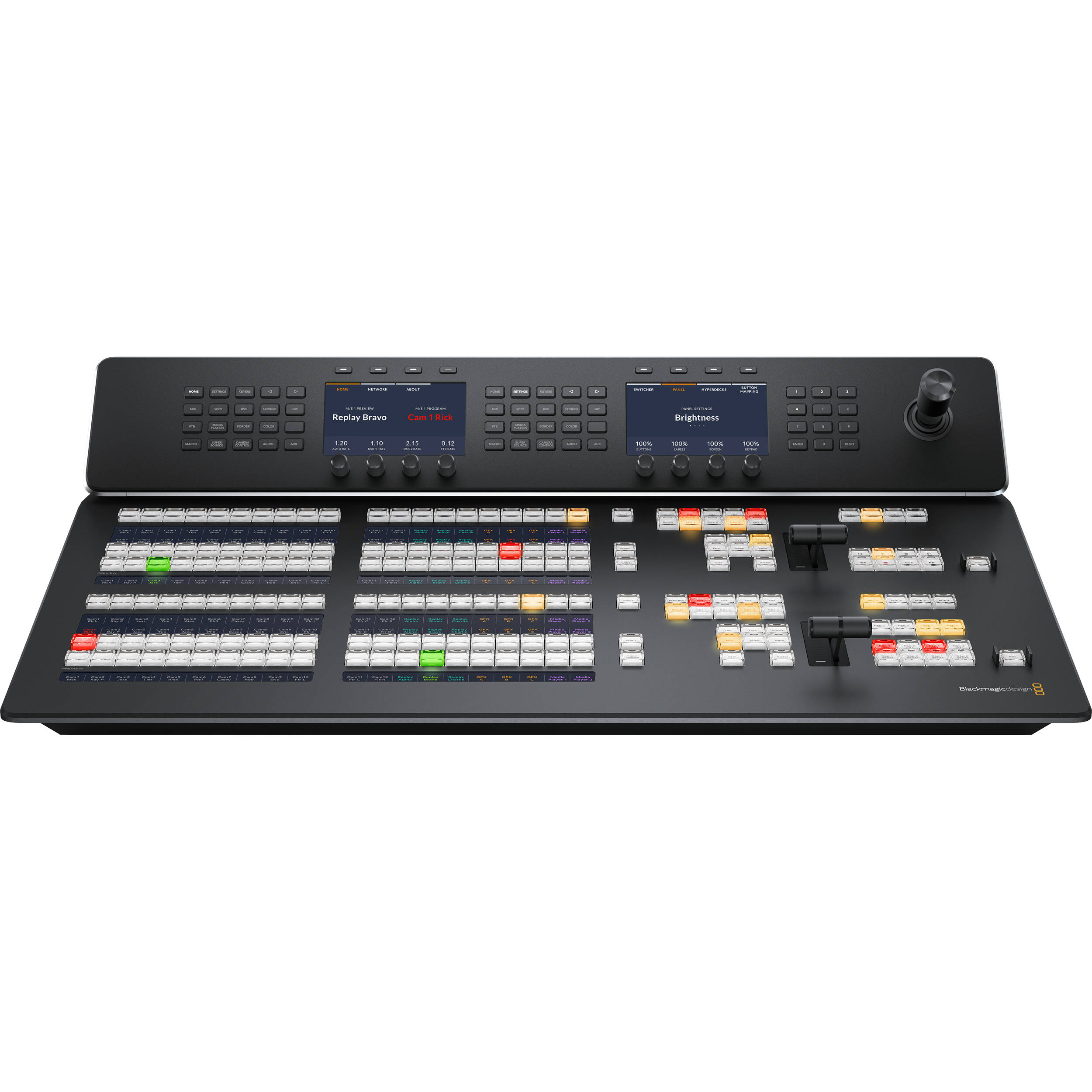 Blackmagic Design ATEM 2 M/E Advanced Panel 20 for ATEM Production Switchers