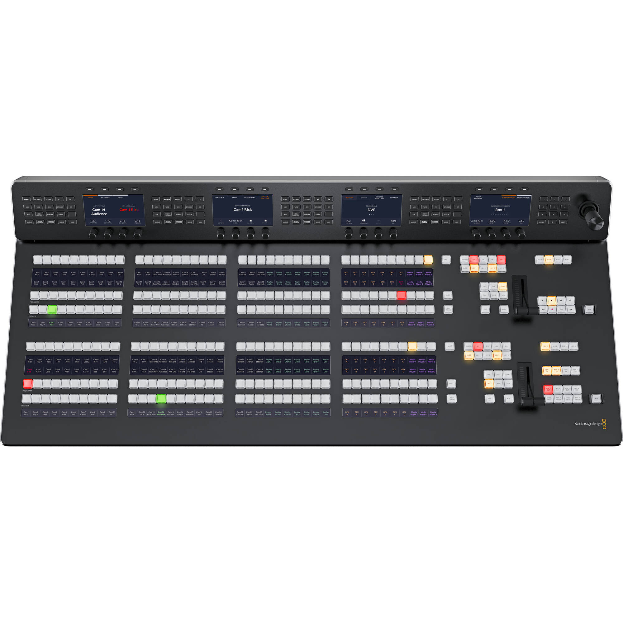 Blackmagic Design ATEM 2 M/E Advanced Panel 40 for ATEM Production Switchers