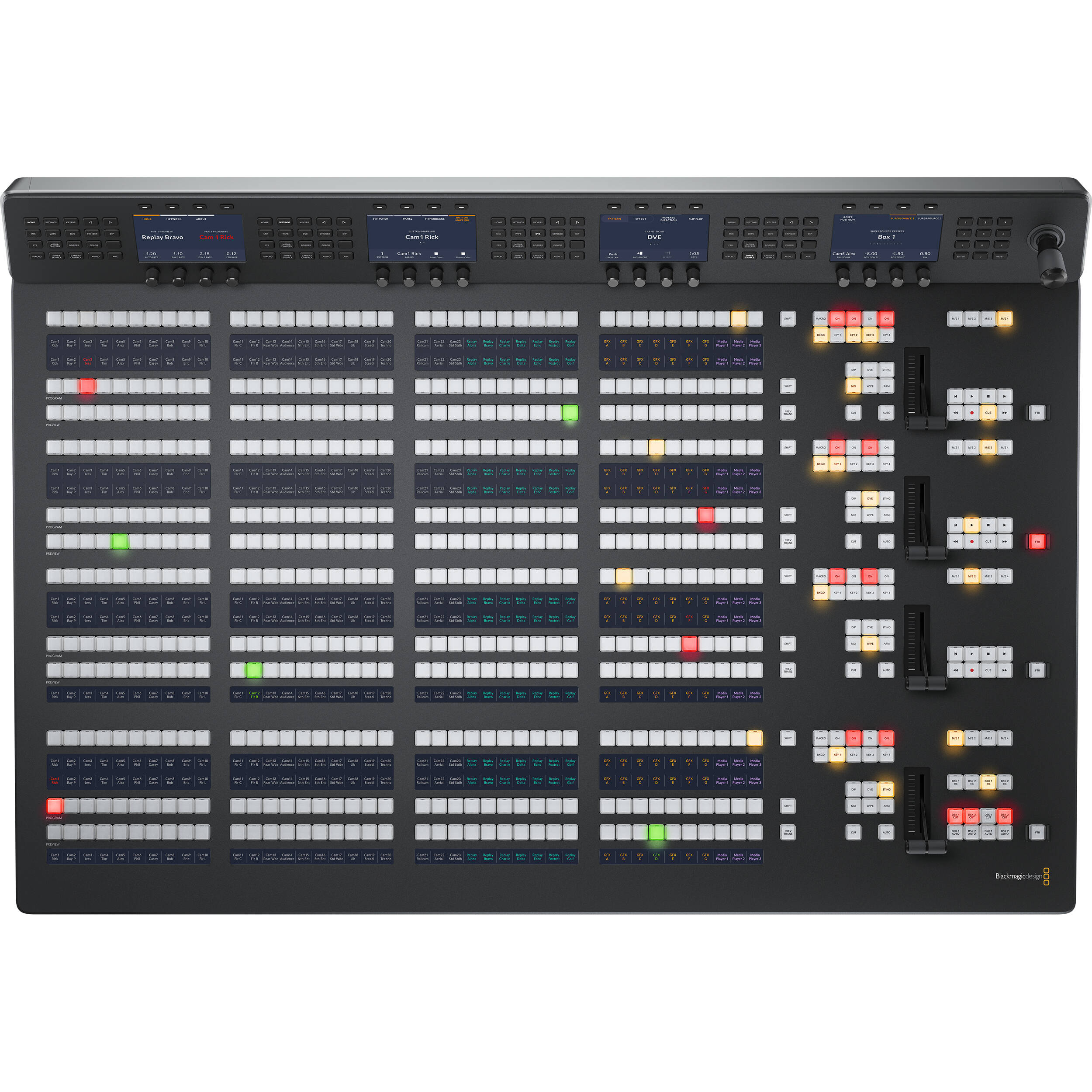 Blackmagic Design ATEM 4 M/E Advanced Panel 40 for ATEM Production Switchers