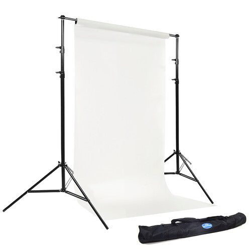 Savage Port-A-Stand Background Kit with Paper; 50-1253, 53"x36' White Paper Roll