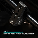 Porte-tige Tilta de 15 mm à la fixation du rail OTAN - noir