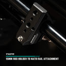 Porte-tige Tilta de 15 mm à la fixation du rail OTAN - noir