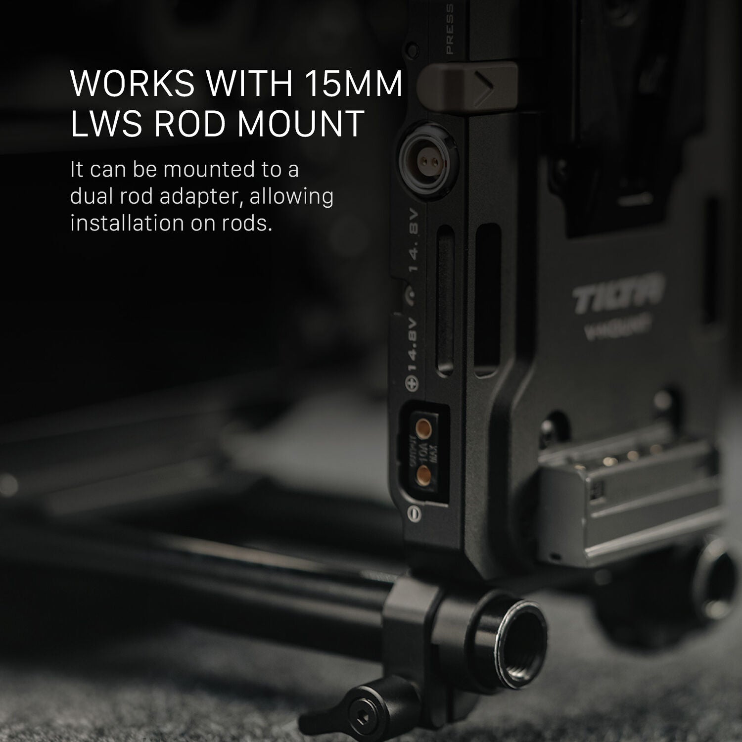 Tilta Mini PD V-Mount Battery Plate (Black)