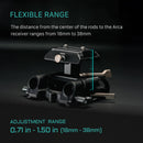 Tilta Height-Adjustable Arca-Type 15mm LWS Baseplate (Black)