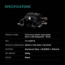 Tilta Height-Adjustable Arca-Type 15mm LWS Baseplate (Black)