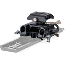 Tilta Hauteur de type arca-ajusté de type arca 15 mm LWS Plate de base (Noir)