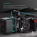 Tilta caméra Kit Cage Advanced pour Komodo-X rouge (noir, V-Mount)