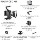 Tilta caméra Kit Cage Advanced avec système de refroidissement pour Canon EOS R5 Mark II