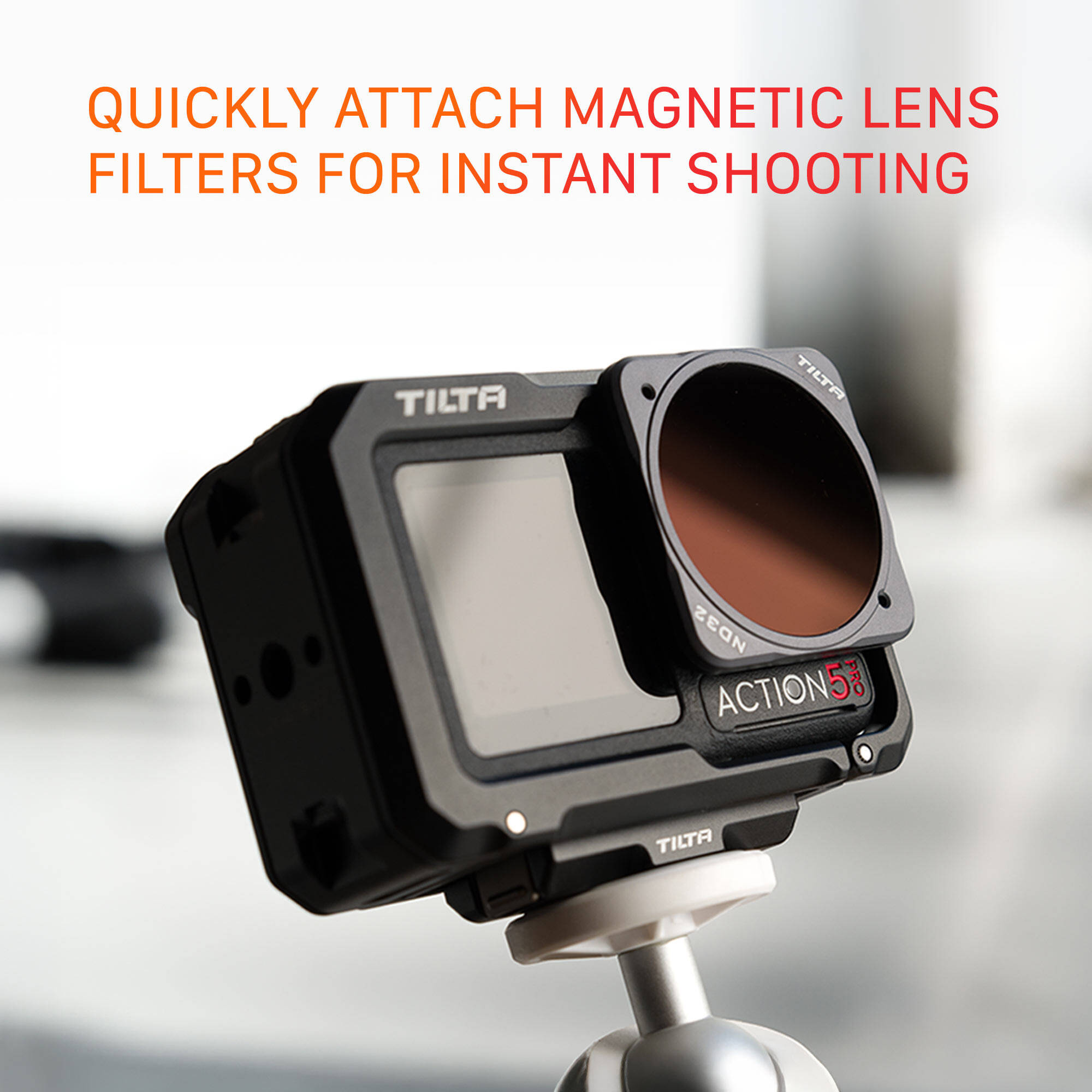 Tilta Full Camera Cage for DJI Osmo Action (Black)