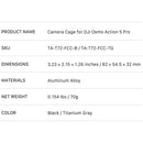 Tilta Full Camera Cage for DJI Osmo Action (Black)