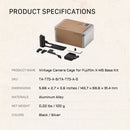 Tilta Vintage Camera Grip Base Kit for FUJIFILM X-M5 (Silver)