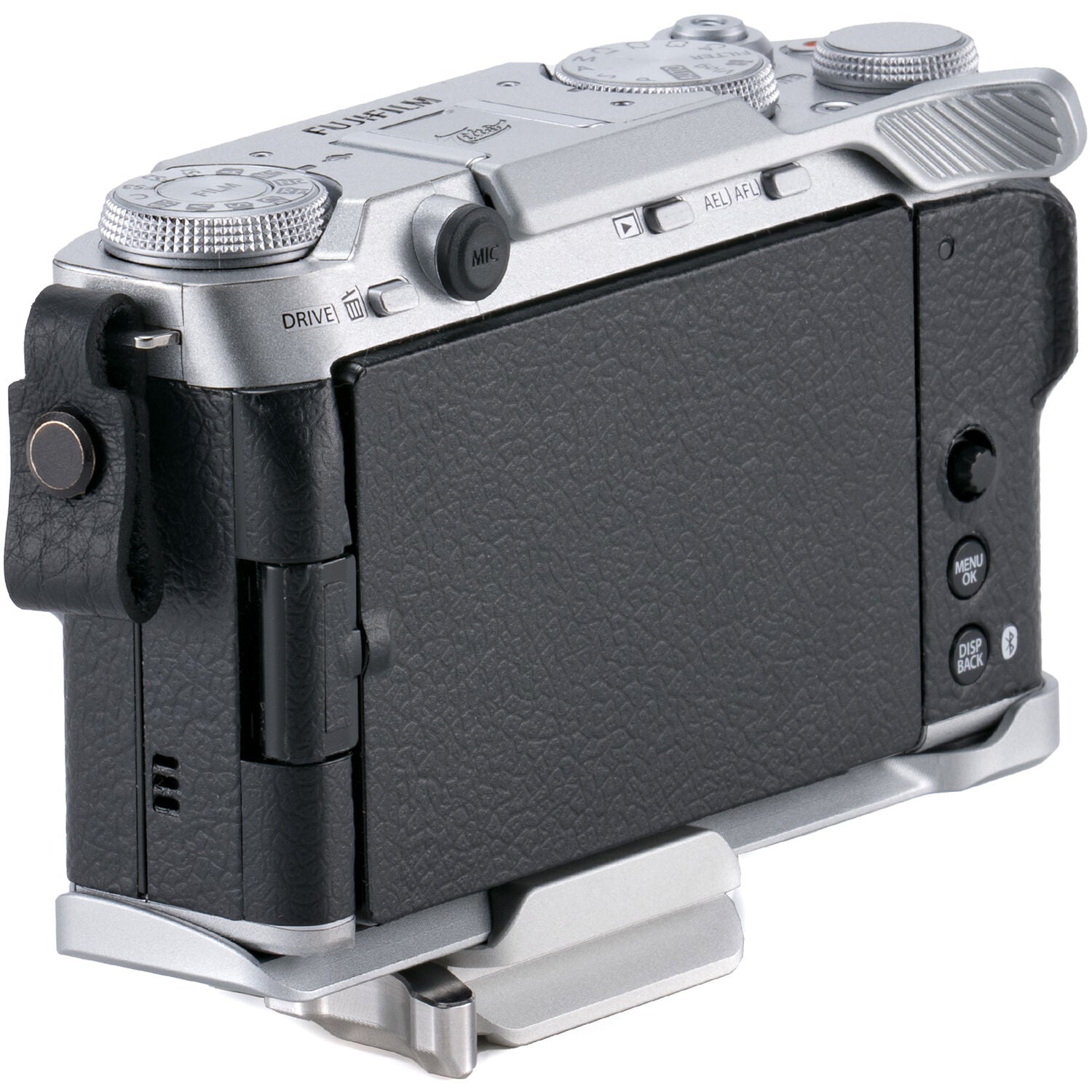 Tilta Vintage Camera Grip Base Kit for FUJIFILM X-M5 (Silver)