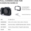 Tilta Plein caméra Cage pour Canon R6 Mark III