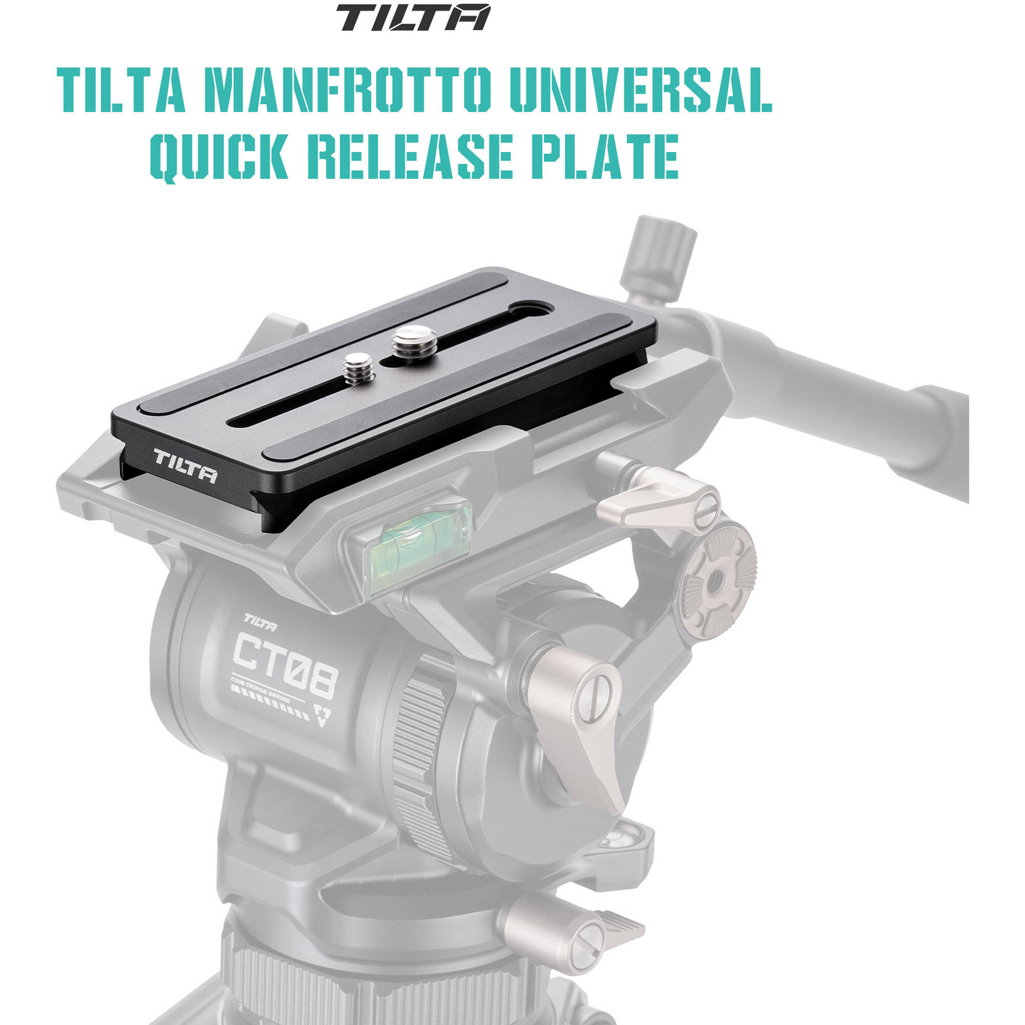 Tilta Manfrotto-Style Universal Quick Release Plate (Black)