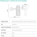 Tilta Xeno Side Handle with Anti-Twist 1/4"-20 Mount (Black)