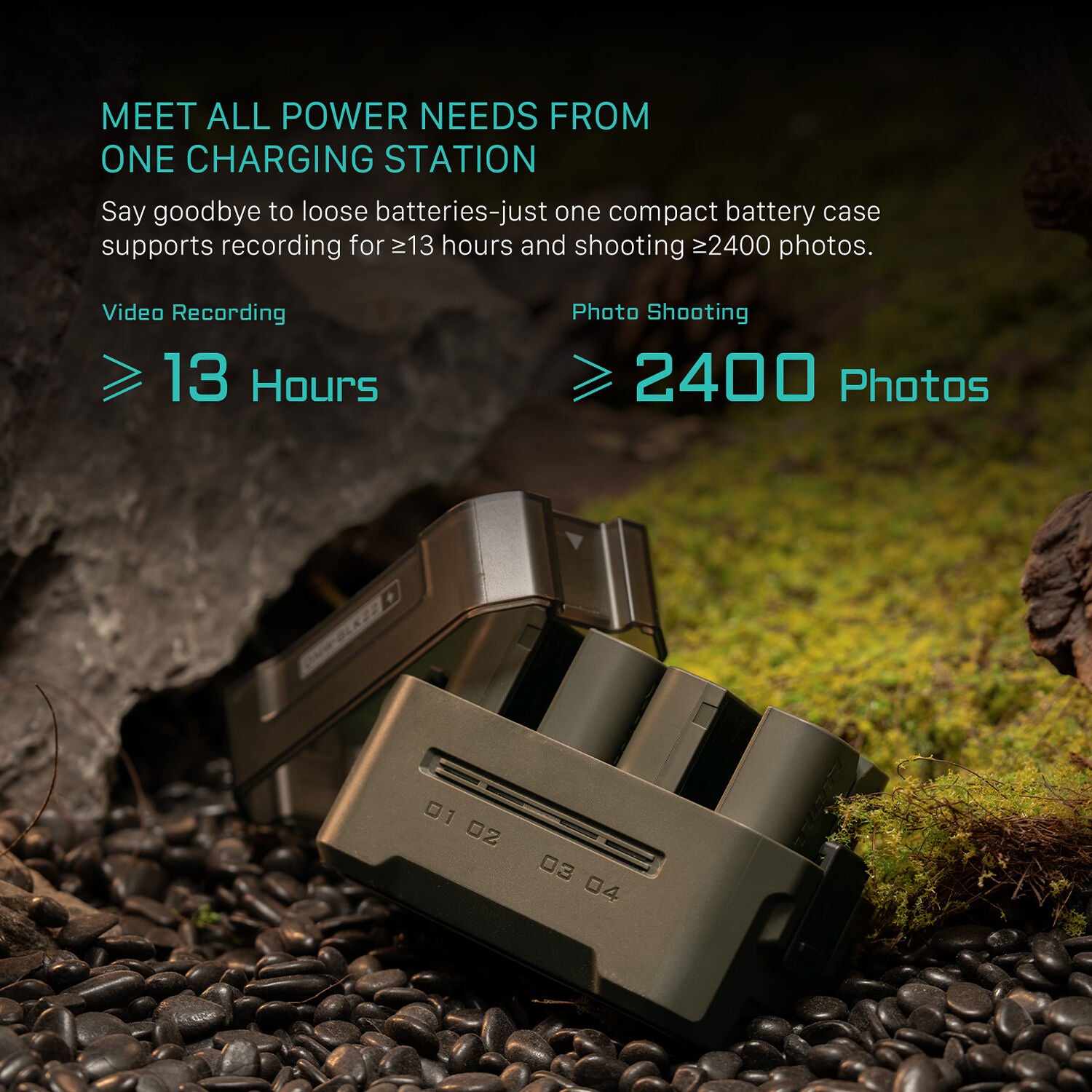 Station de charge portable Tilta pour les batteries DMW-BLK22