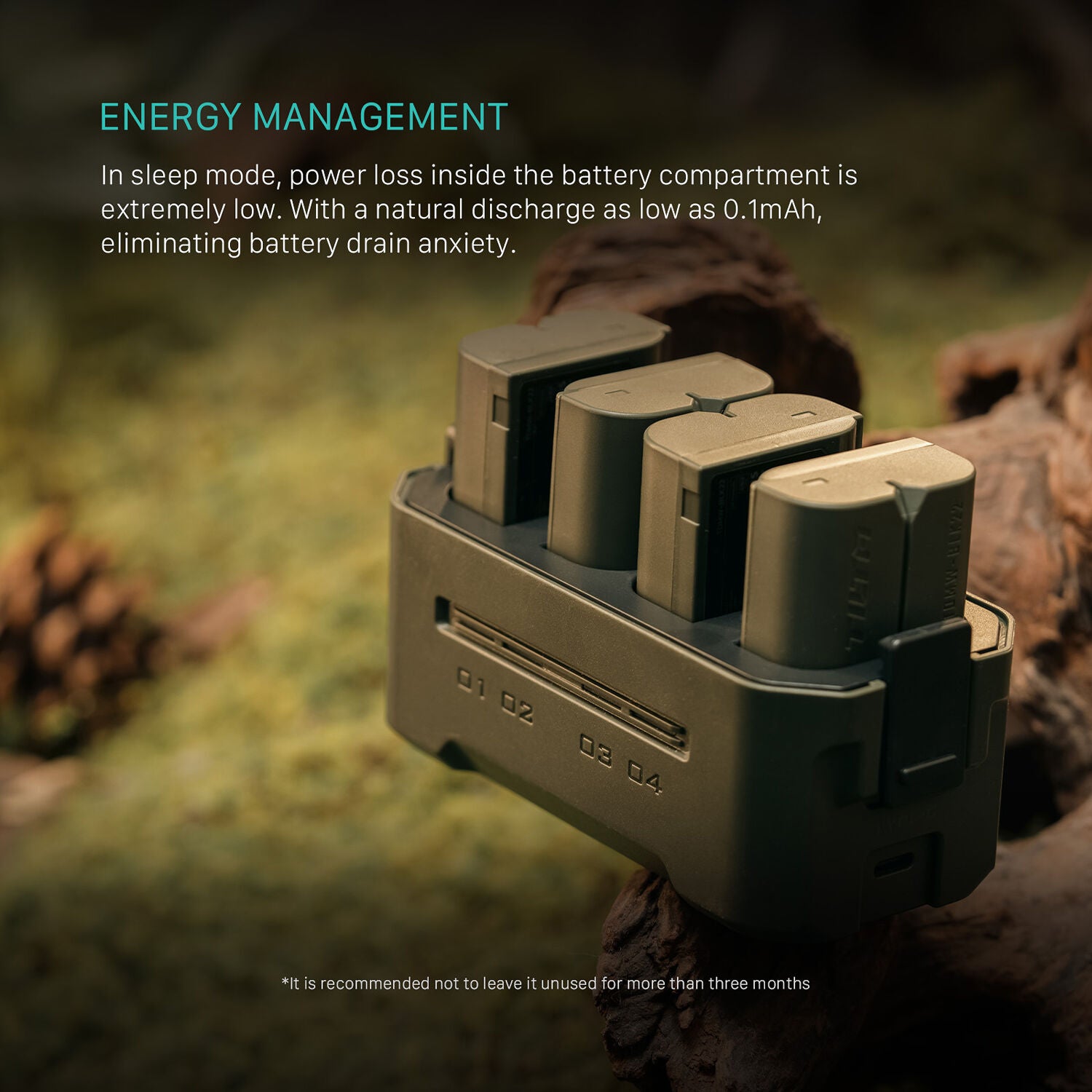 Station de charge portable Tilta pour les batteries DMW-BLK22