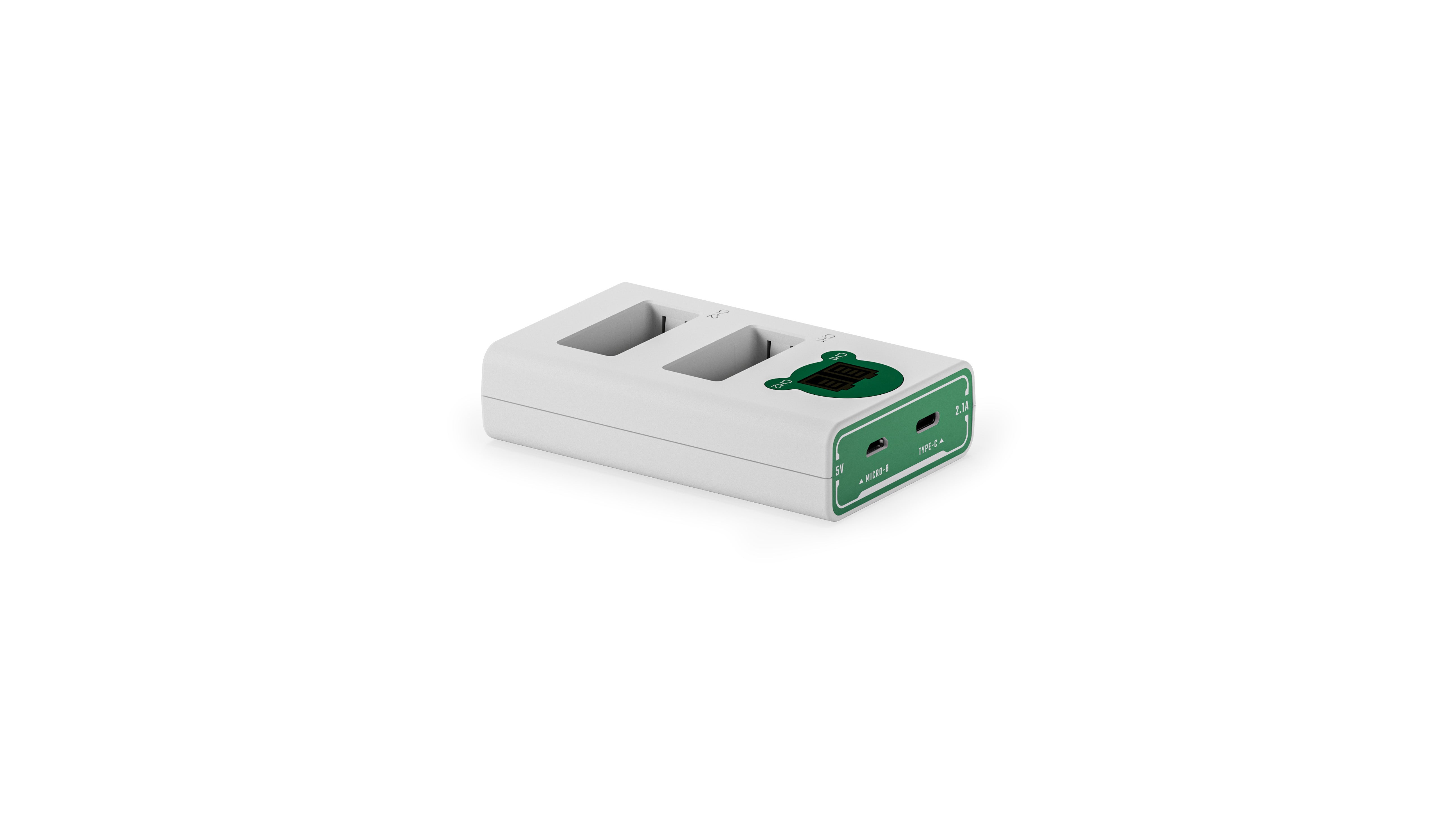 LP-E17 Dual Battery Charging Station Kit (2 Batteries) – Forest Green