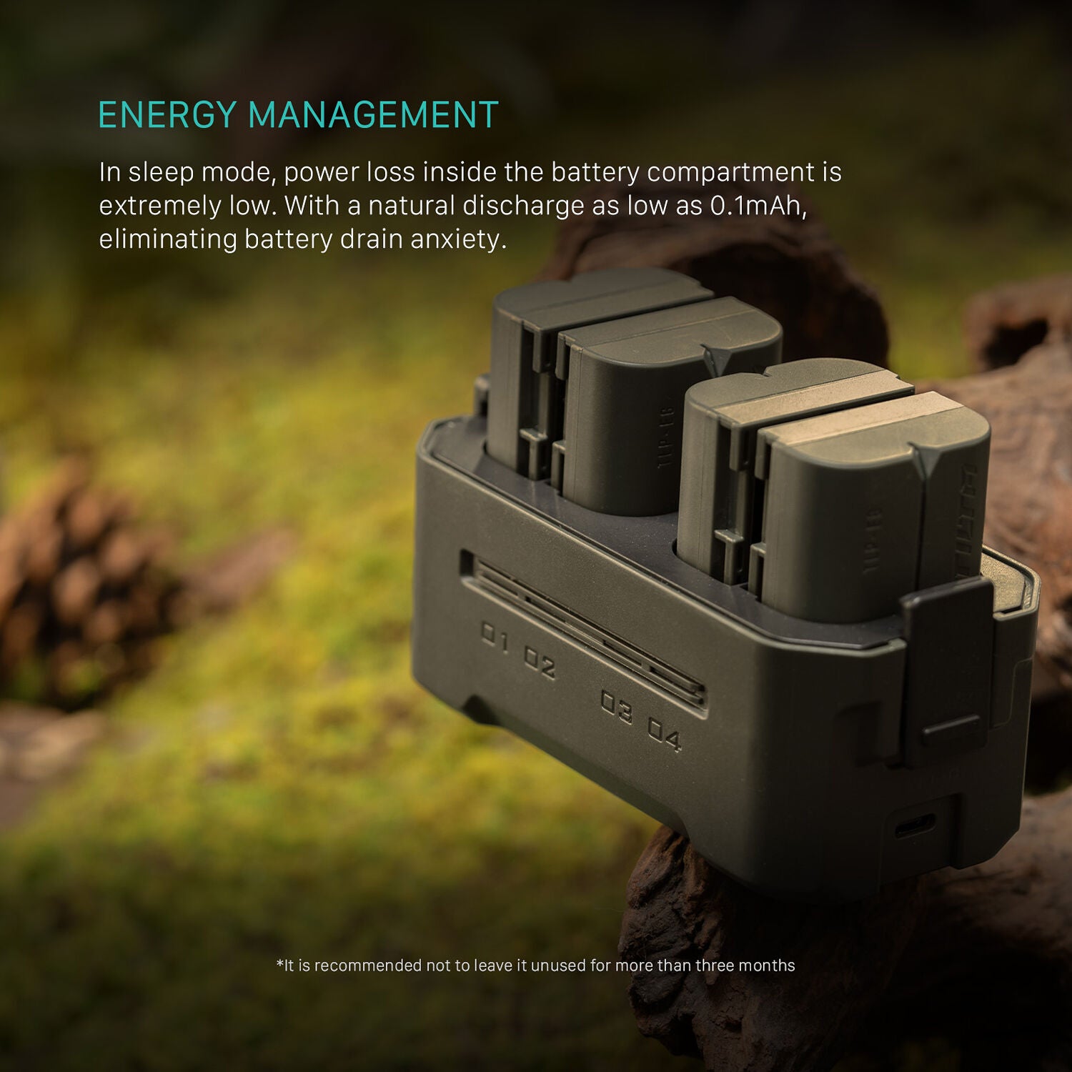Station de charge portable Tilta pour les batteries LP-E6