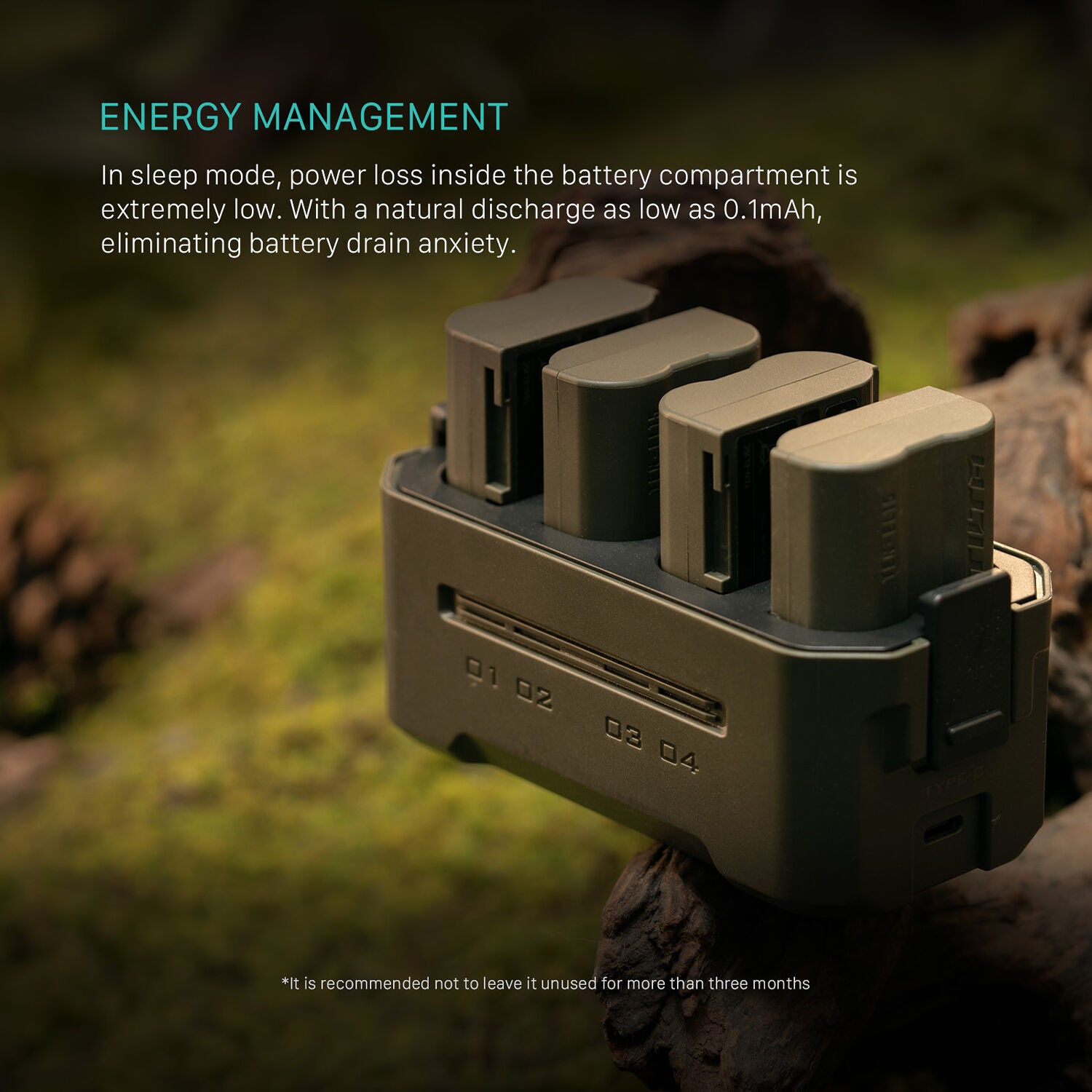 Tilta Portable Charging Station for EN-EL15C Batteries