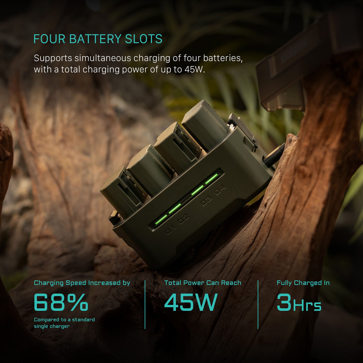 Tilta Portable Charging Station for EN-EL15C Batteries