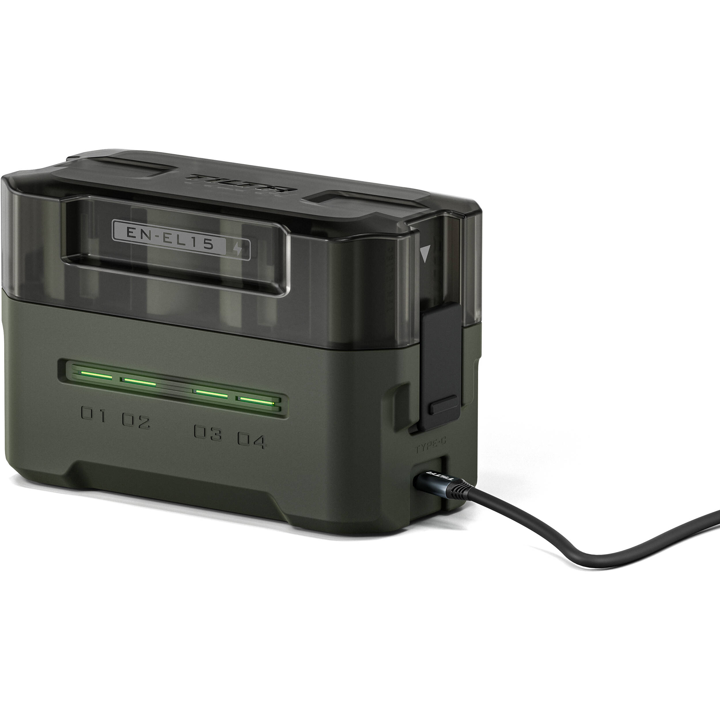 Kit Tilta EN-EL15 avec 4 batteries et station de charge
