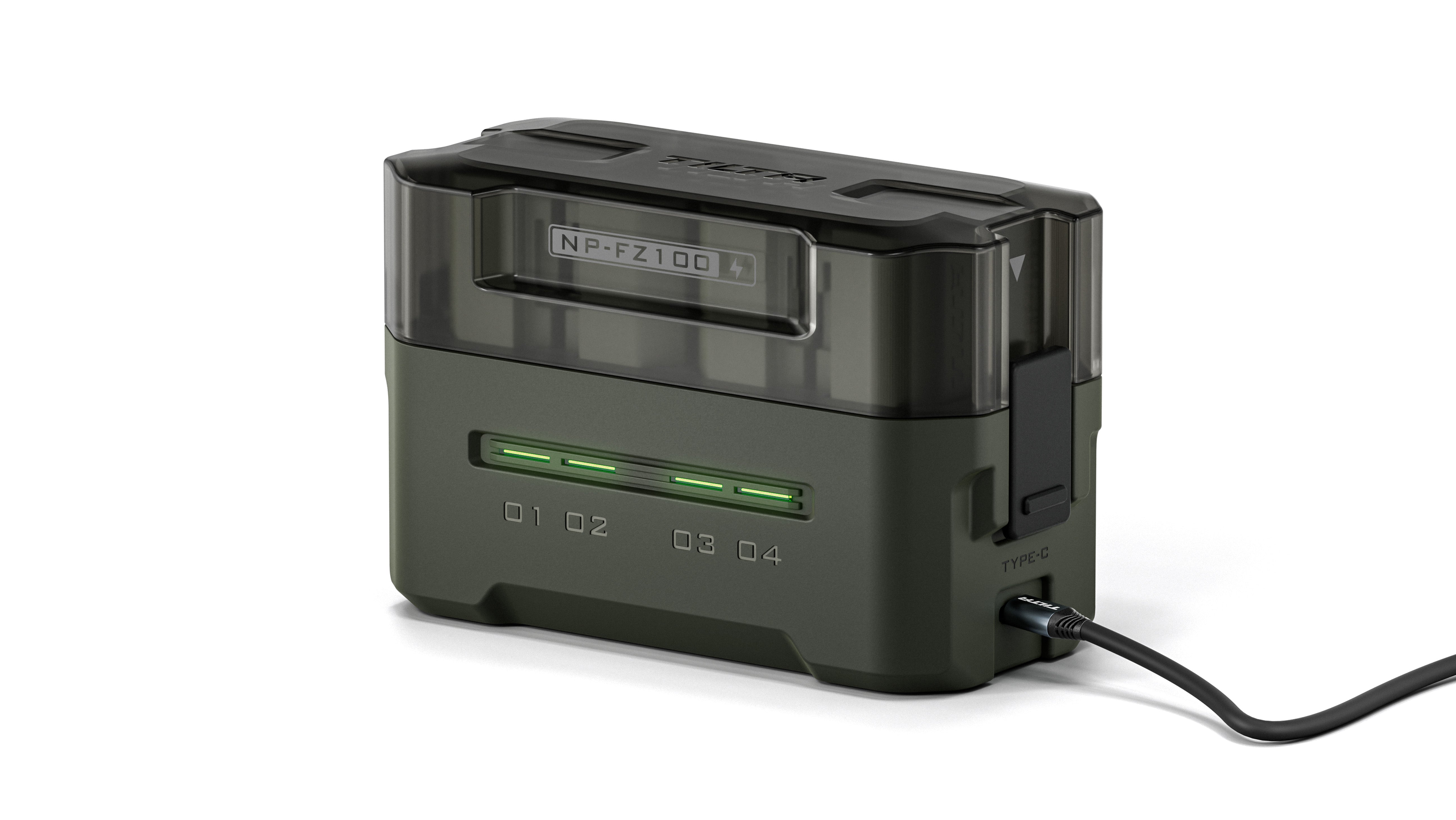 Tilta NP-FZ100 Charging Station Battery Kit (2 Batteries) - Off White