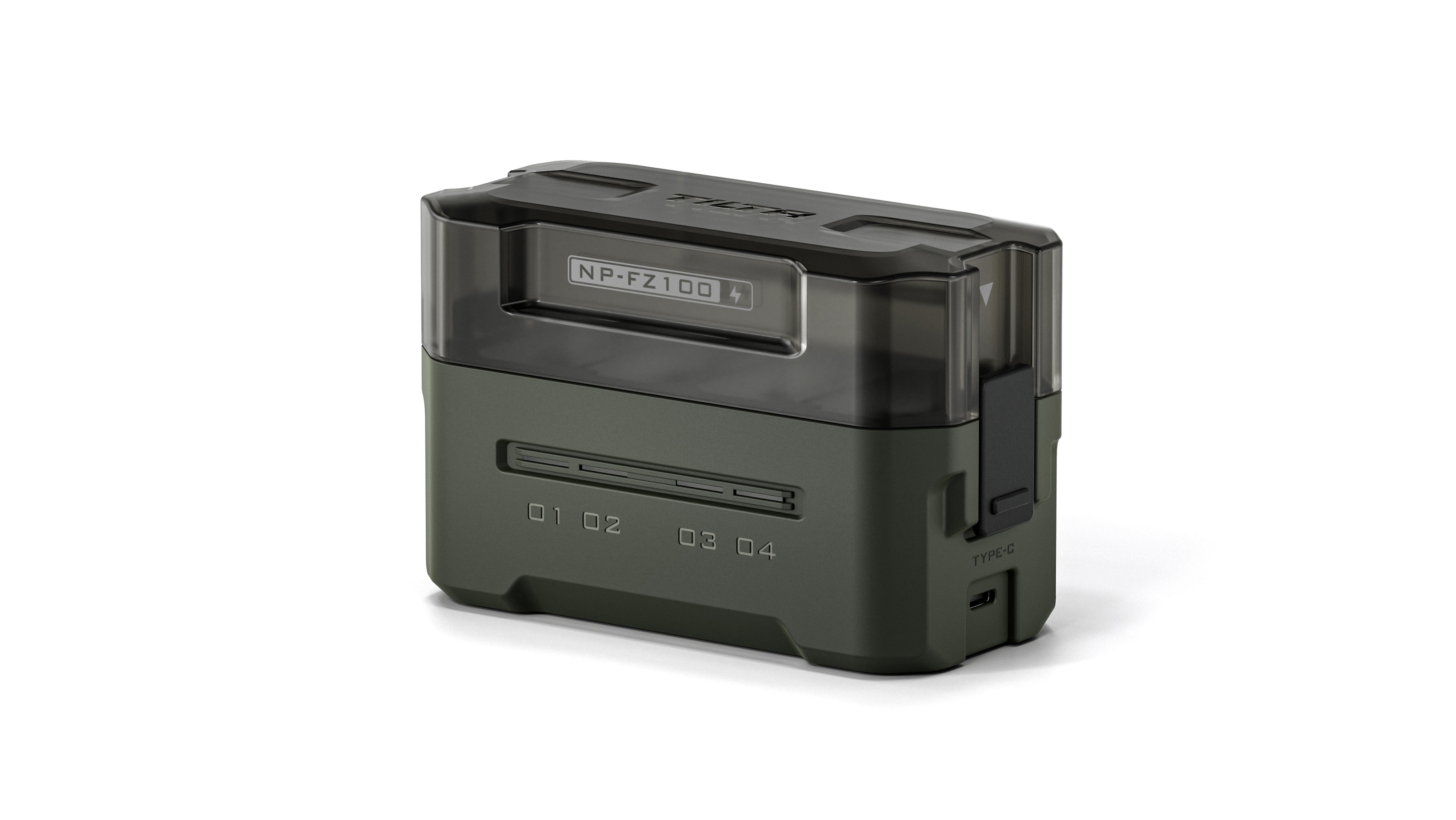 Tilta NP-FZ100 Charging Station Battery Kit (4 Batteries) - Off White