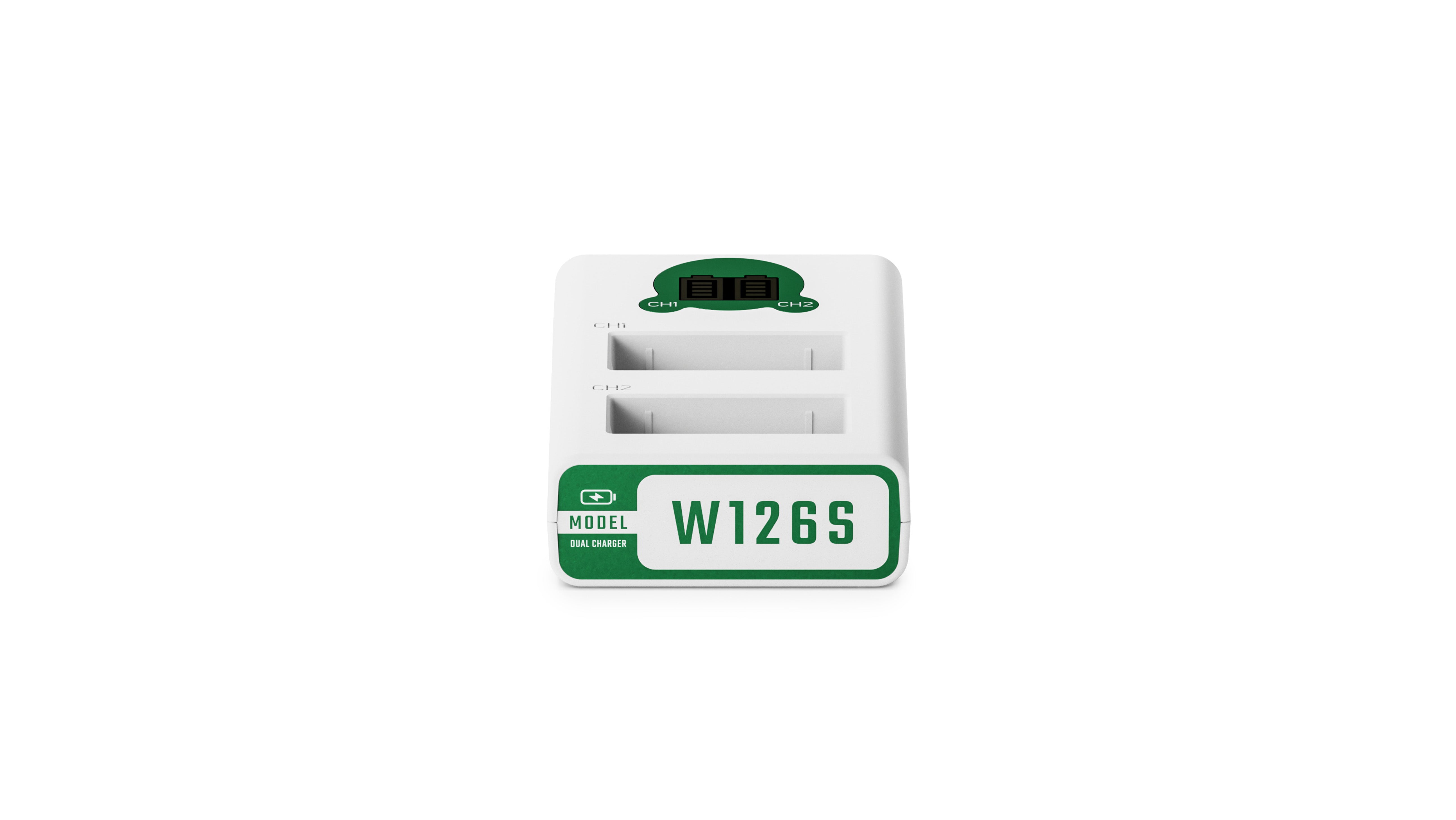 Tilta NP-W126S Charging Station Battery Kit (2 Batteries) - Ash Green