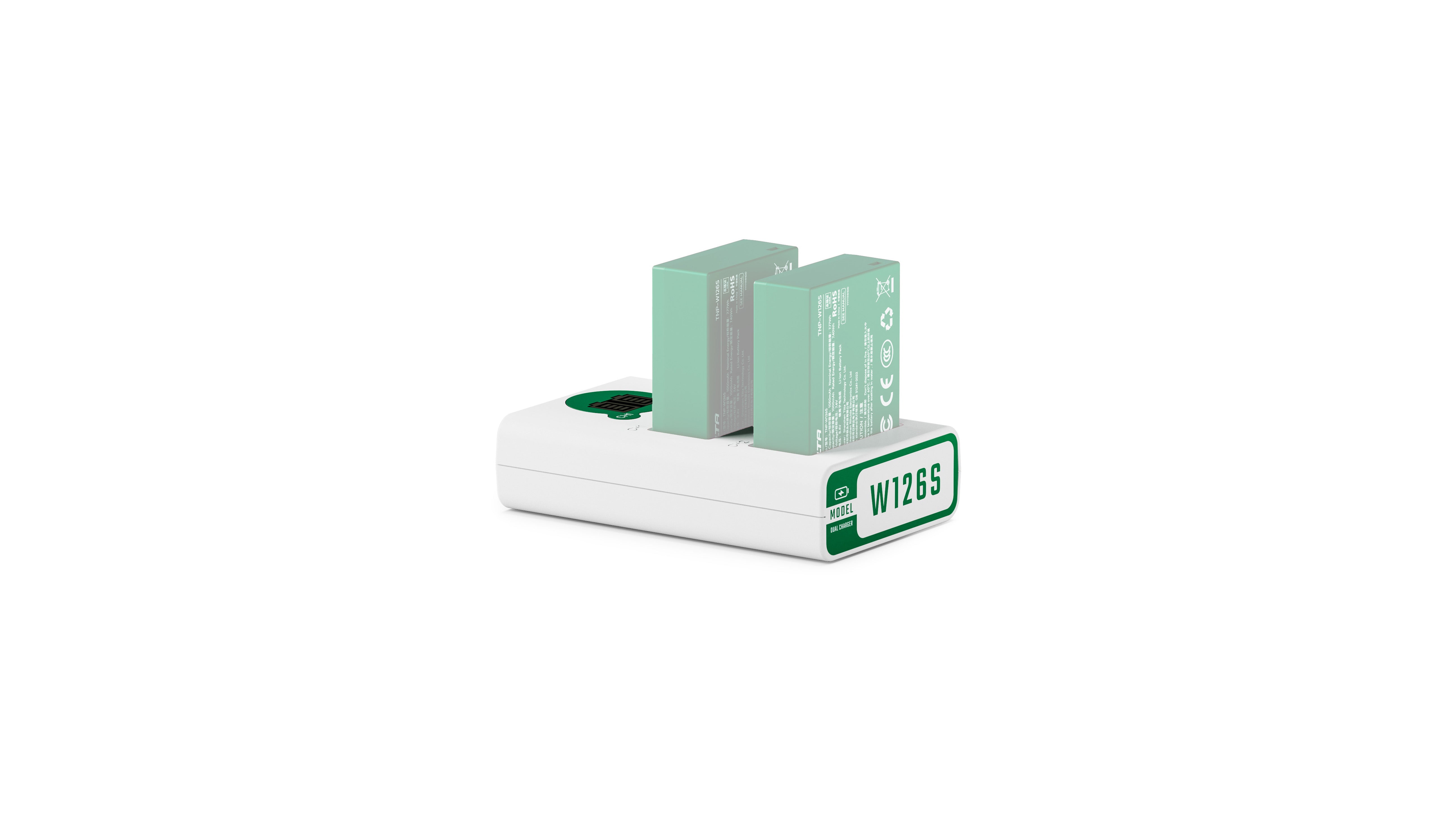 Tilta Battery Charger for NP-W126S (2 Channel) - Forest Green